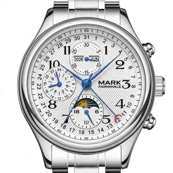 MARK FAIRWHALE FW-6044 Lu - luxury watch dial macro detail
