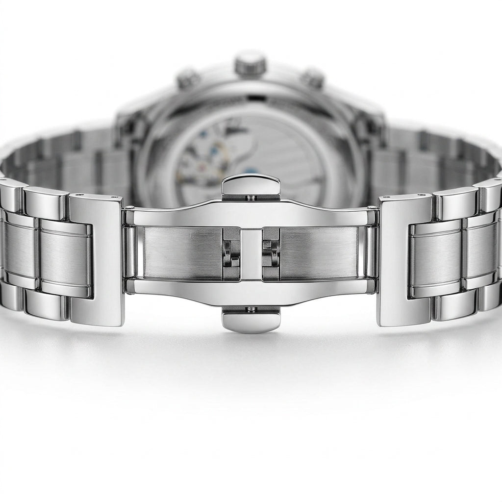 MARK FAIRWHALE FW-6044 Lu - perforated leather, stitching, engraved buckle