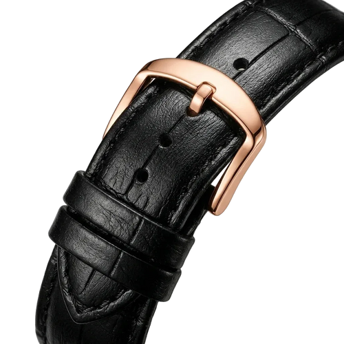 MARK FAIRWHALE FW-6063 Gr - leather strap metal buckle