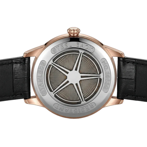 MARK FAIRWHALE FW-6063 Gr - stainless steel case back, engraved