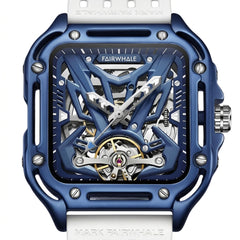 Mark Fairwhale FW-6530 ZE - luxury watch dial, macro, white background