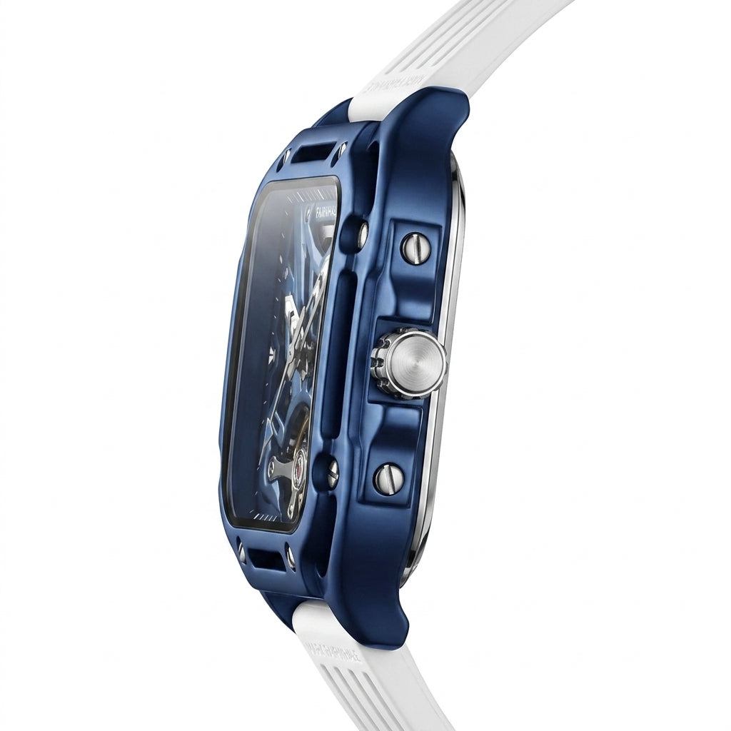 Mark Fairwhale FW-6530 ZE - luxury watch profile, metal case, side view