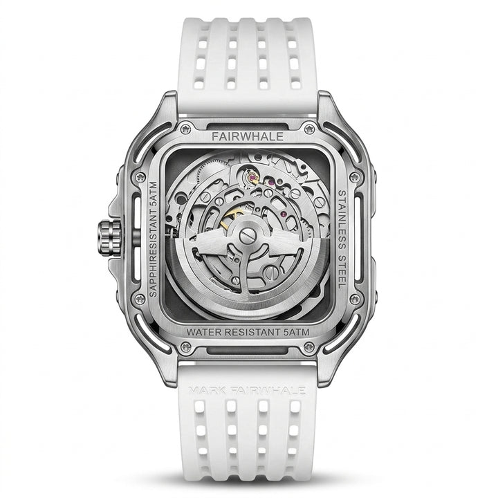 Mark Fairwhale FW-6530 ZE - watch case back, engravings, luxury, studio