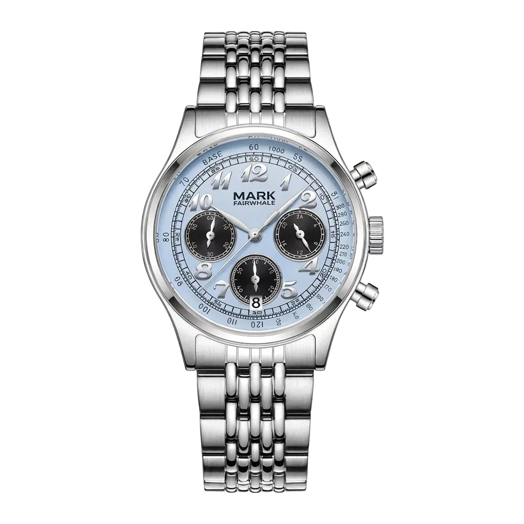 Mark Fairwhale Men's Quartz Watch FW-5071 - studio lighting, seamless background, polished finish