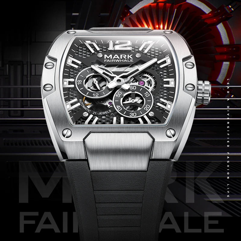 Mark Fairwhale VELTROX men’s hybrid chronograph watch frontal view