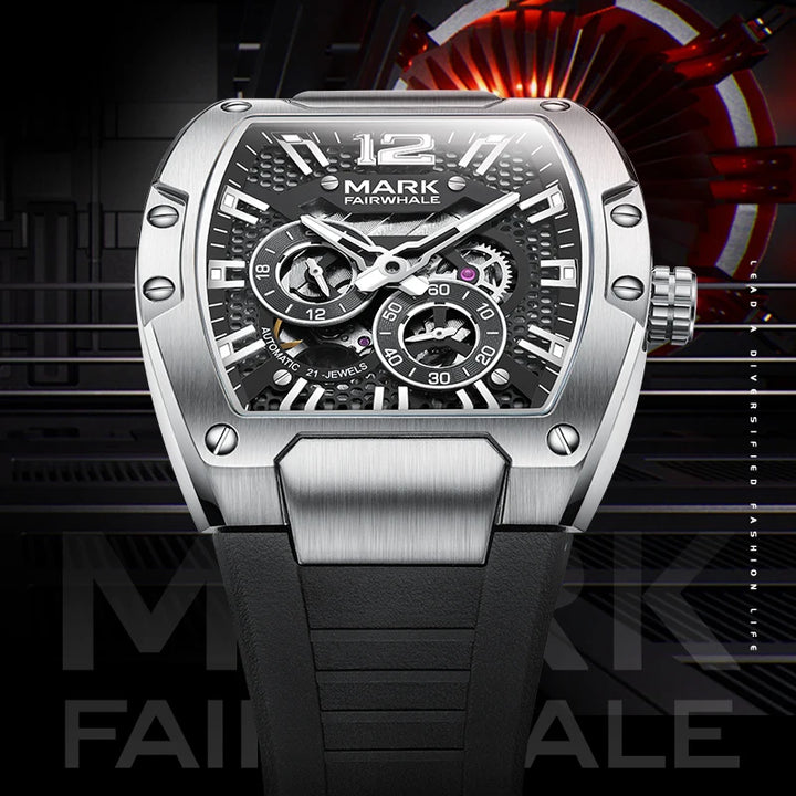 Mark Fairwhale VELTROX men’s hybrid chronograph watch frontal view