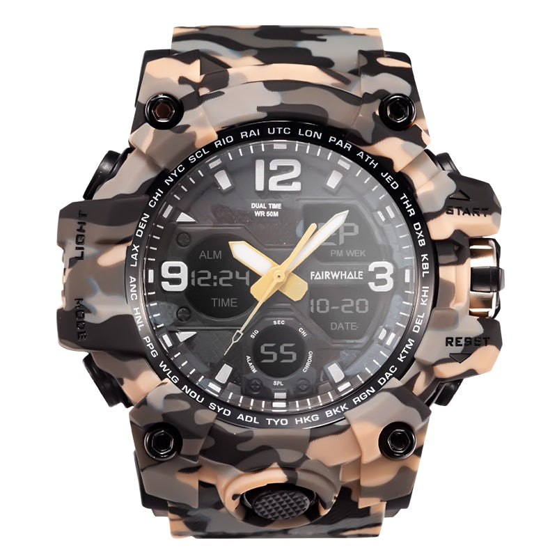 FW-4230 ROGUEFORCE watch lineup showcasing multiple colors and rugged styling.