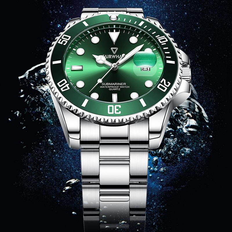Mark Fairwhale Submariner Stainless Steel Watch