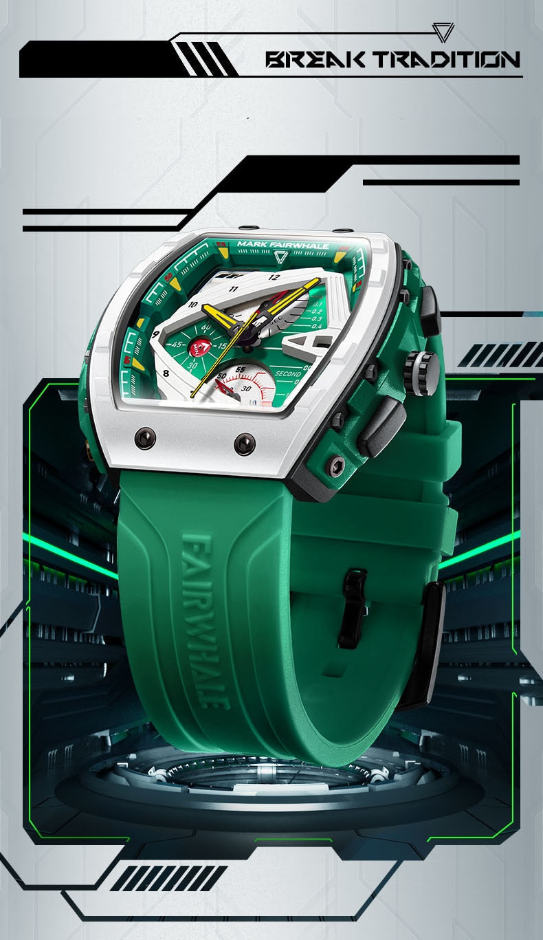 Mark Fairwhale  Waterproof Sports Watch