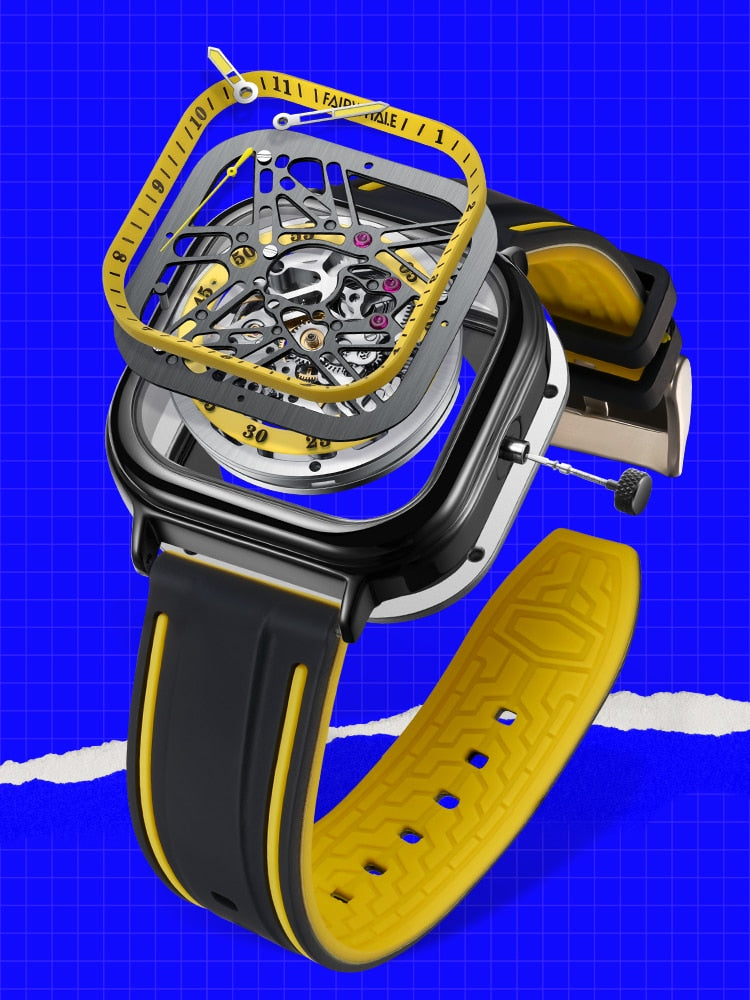 Mark Fairwhale Mechanical Square Watch