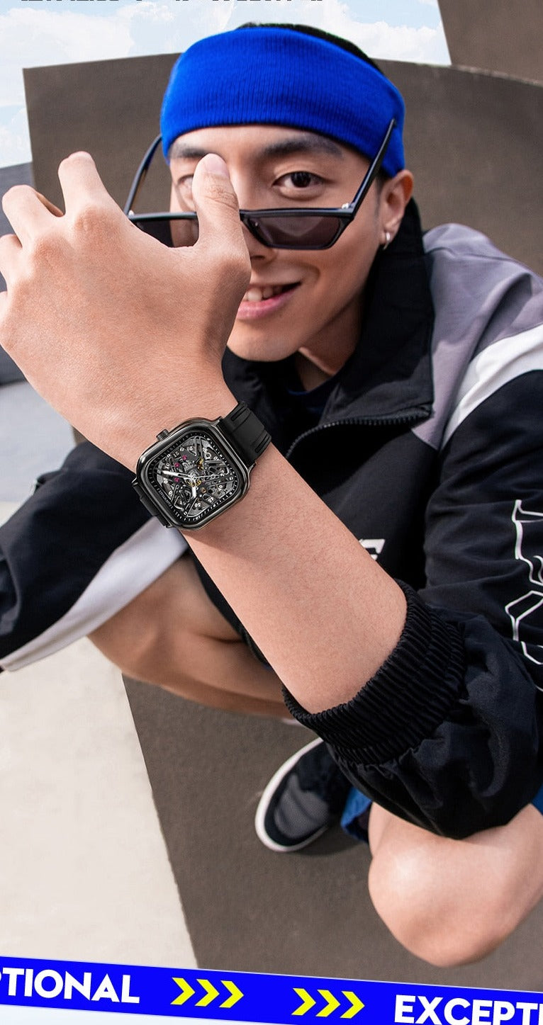 Mark Fairwhale Mechanical Square Watch