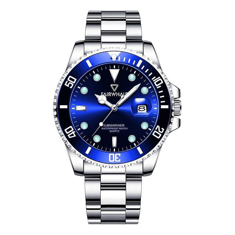 Mark Fairwhale Submariner Stainless Steel Watch