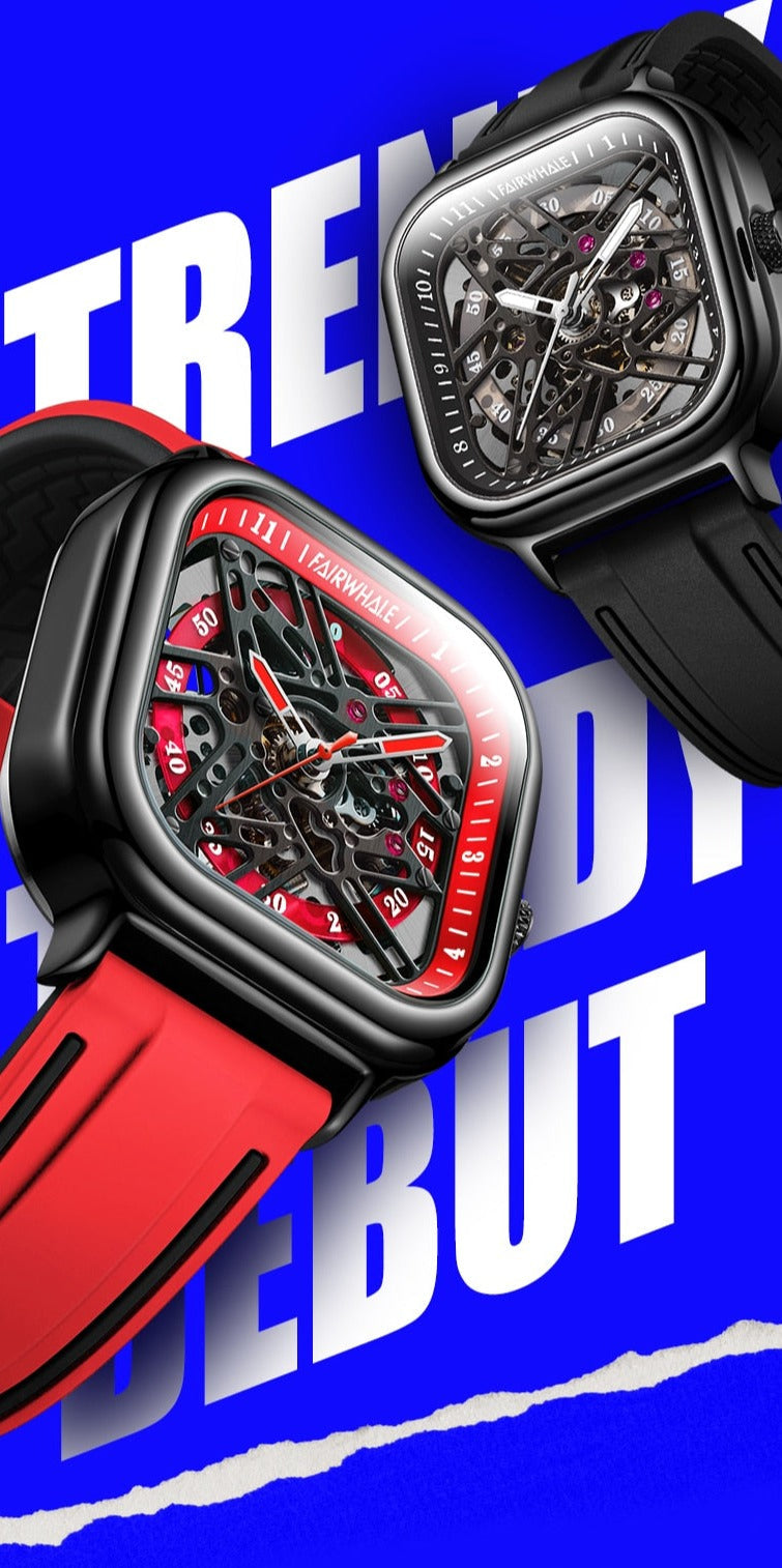 Mark Fairwhale Mechanical Square Watch