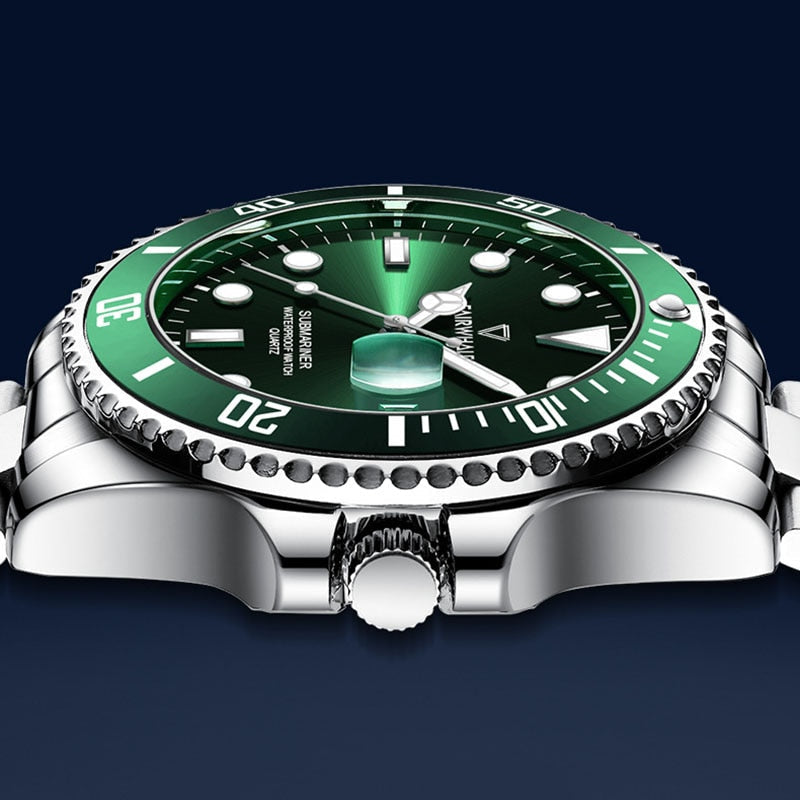 Mark Fairwhale Submariner Stainless Steel Watch
