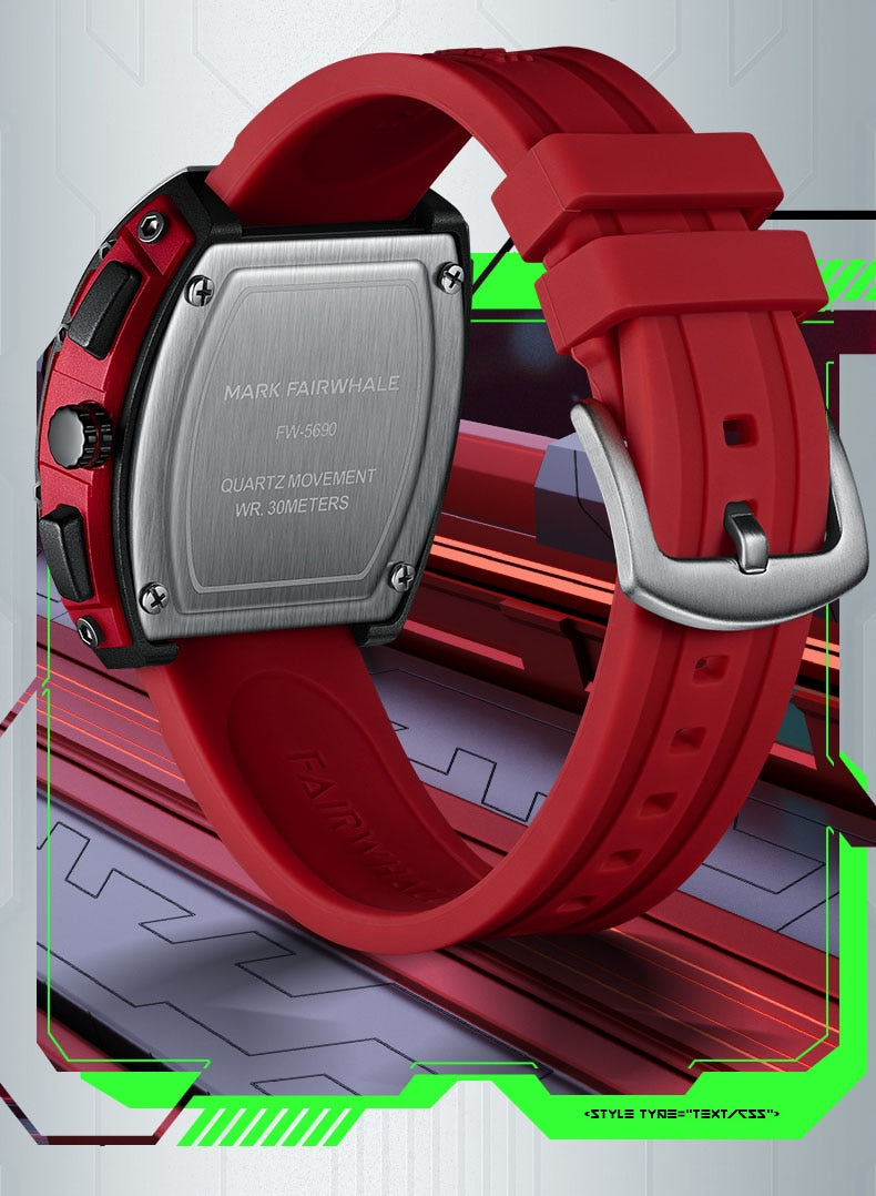 Mark Fairwhale  Waterproof Sports Watch