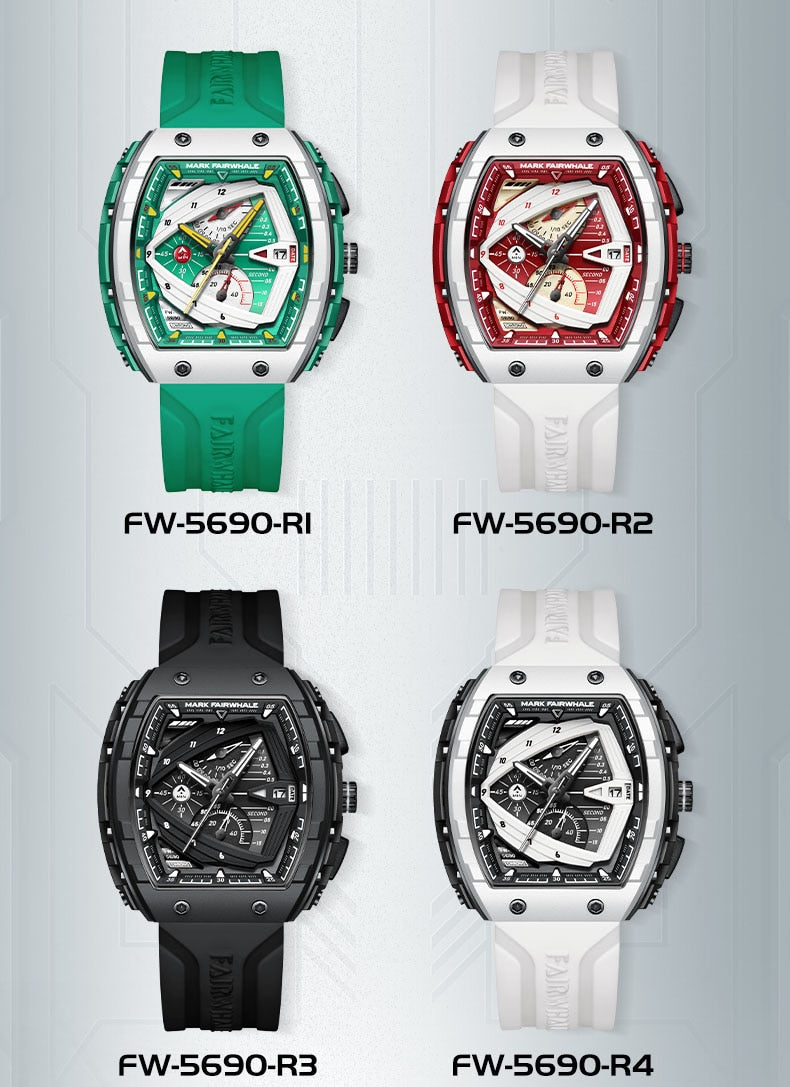 Mark Fairwhale  Waterproof Sports Watch