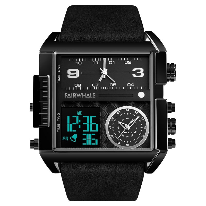 Mark Fairwhale Triple Clock Dial Watch