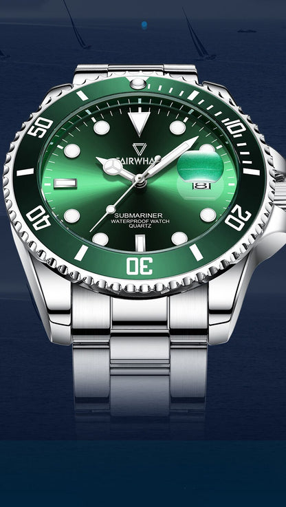 Mark Fairwhale Submariner Stainless Steel Watch