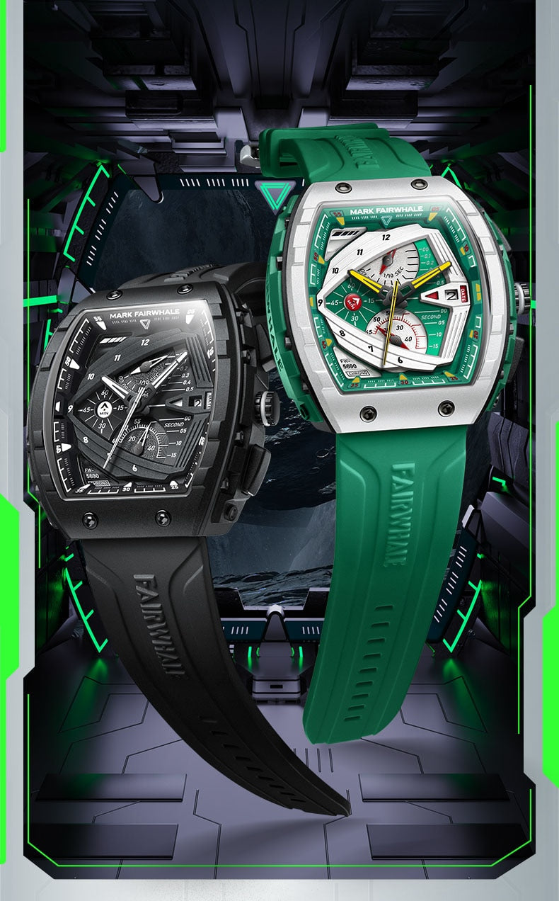 Mark Fairwhale  Waterproof Sports Watch