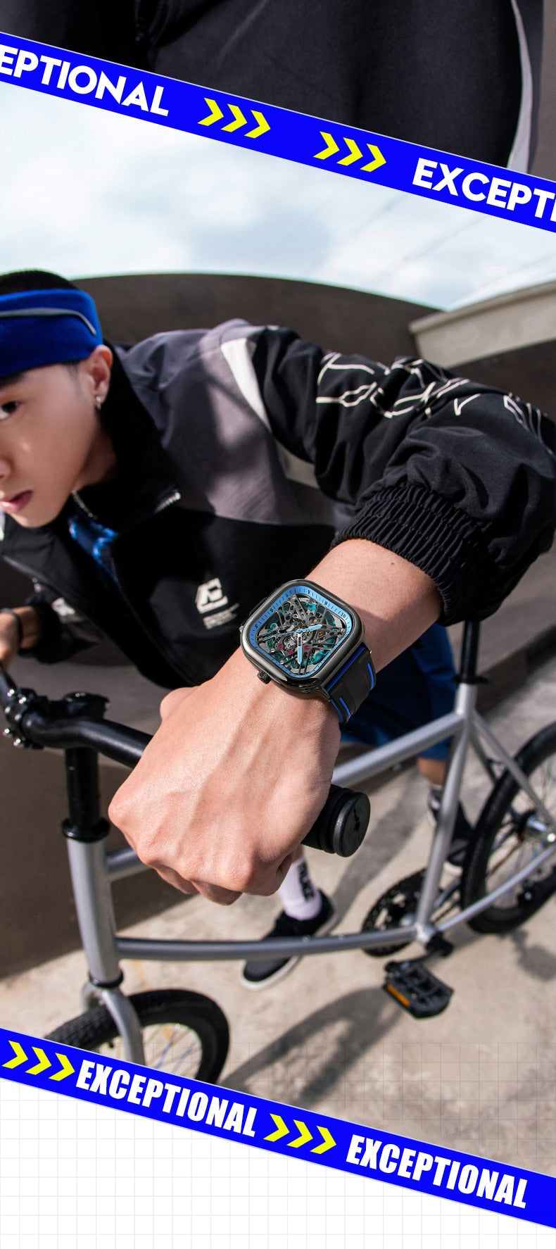 Mark Fairwhale Mechanical Square Watch