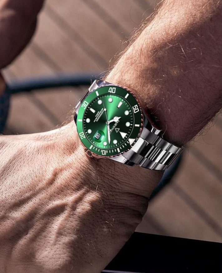 Mark Fairwhale Submariner Stainless Steel Watch