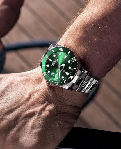 Mark Fairwhale Submariner Stainless Steel Watch