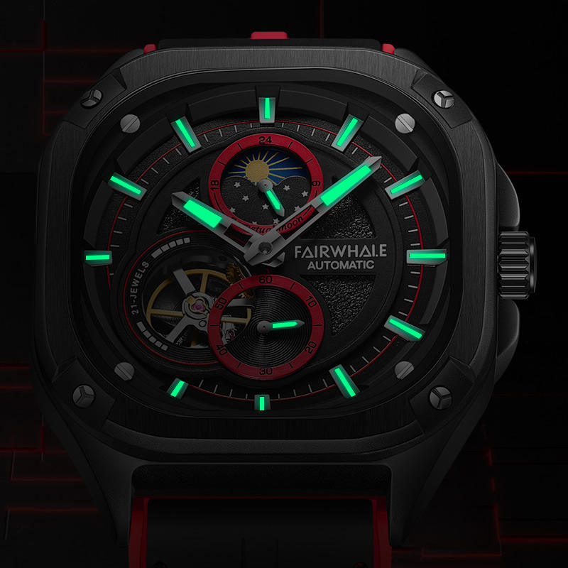 Mark Fairwhale Square Luminous Watch