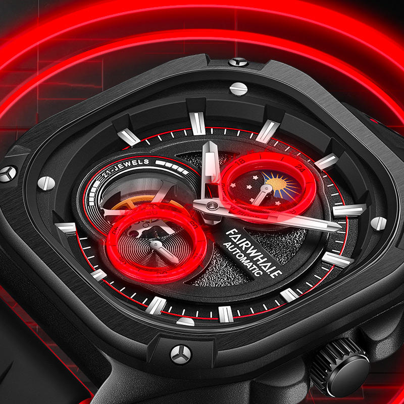 Mark Fairwhale Square Luminous Watch