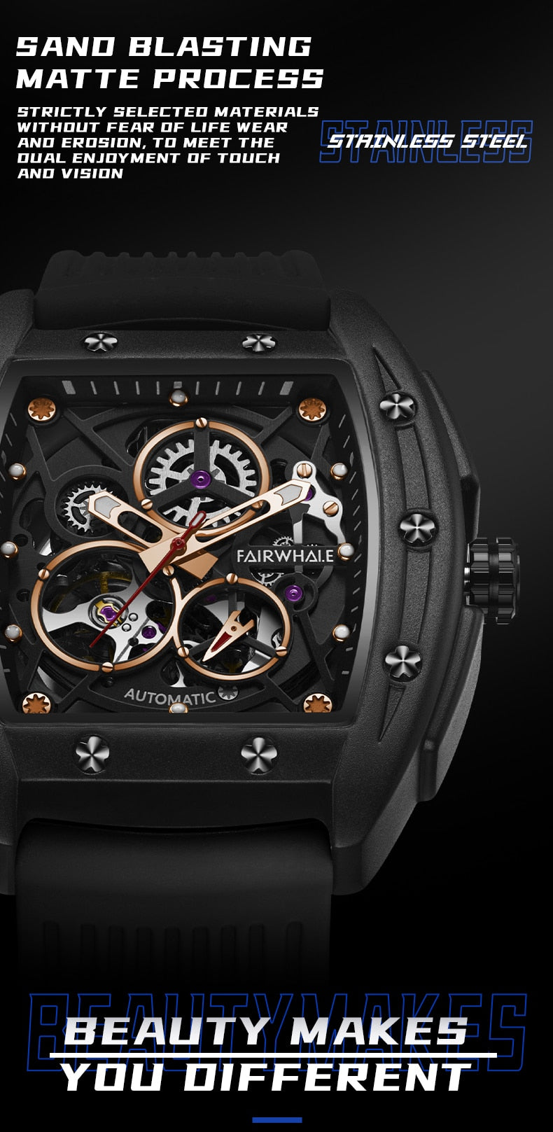 Mark Fairwhale Sports Sapphire Watch