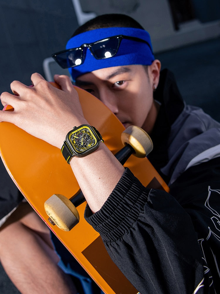 Mark Fairwhale Mechanical Square Watch