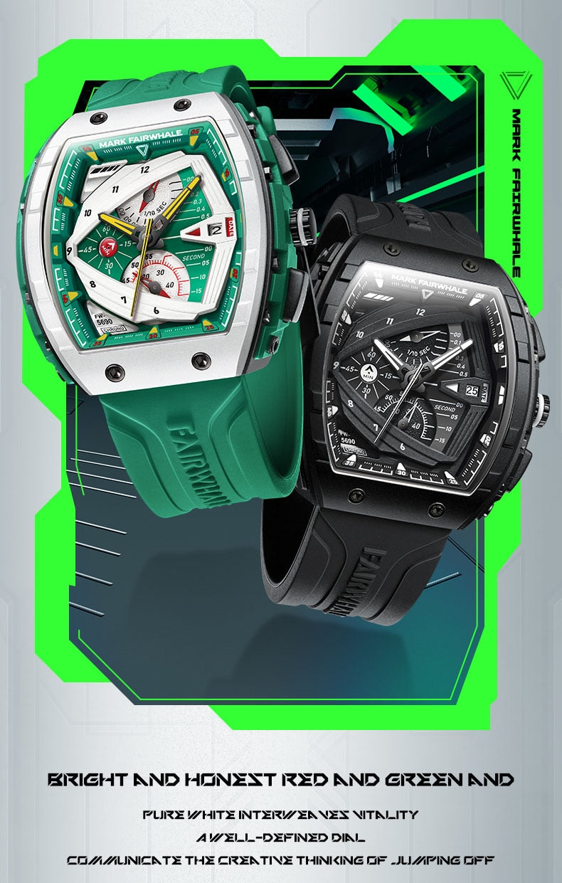 Mark Fairwhale  Waterproof Sports Watch