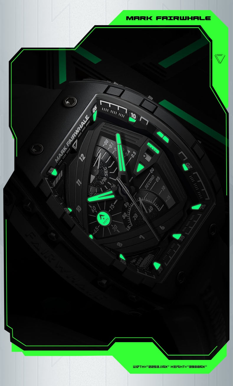 Mark Fairwhale  Waterproof Sports Watch