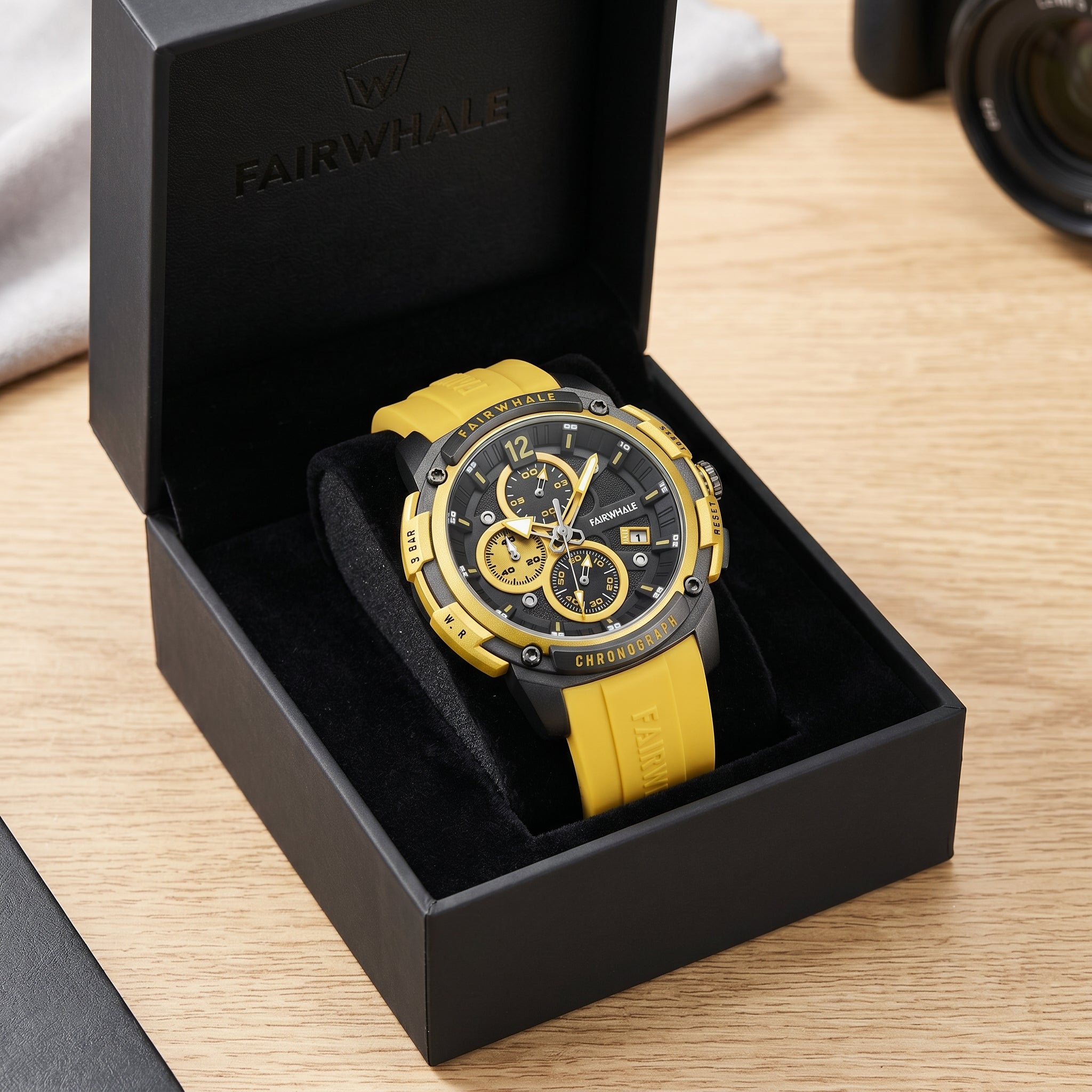 Thomas A. wearing the REFUSIO watch